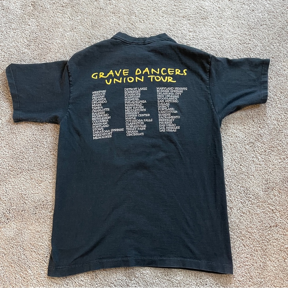 Vintage 1992 Soul Asylum Grave Dancers Union Tour T Shirt 20” x 28” Large - Picture 3 of 8